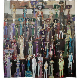 Para Box Cortina de chá de Día de Muertos (dia do morto)