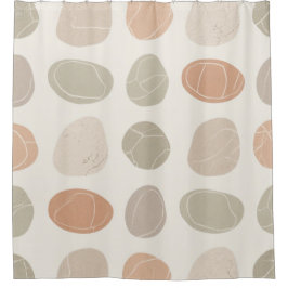 Para Box Cortina de Chá de Grade de Pebbles Suave - Spa-Ins