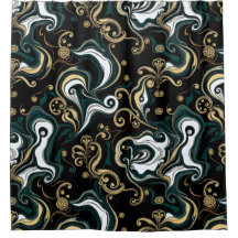 Cortina de Chá de Luxo Elegante