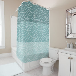 Para Box Cortina de Chá de Ondas Oceânicas Seafoam