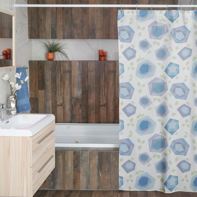 Para Box Cortina de Chá de Padrão abstrato Rosa (Criador carregado)