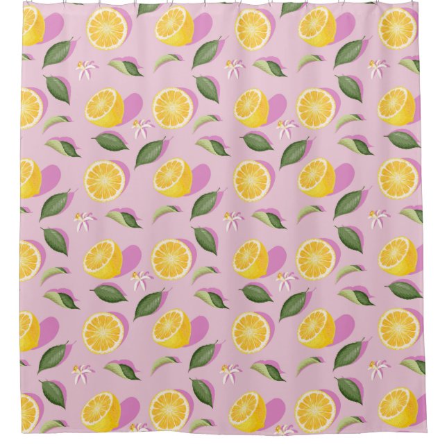 Para Box Cortina de Chá de Padrão Citrus (Frente)