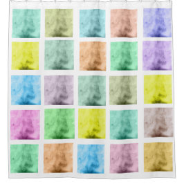 Para Box Cortina de Chá de Padrão de Aquarela ColoridaC