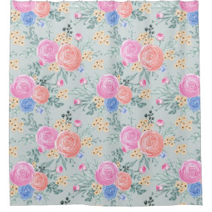 Para Box Cortina de Chá de Padrão Floral