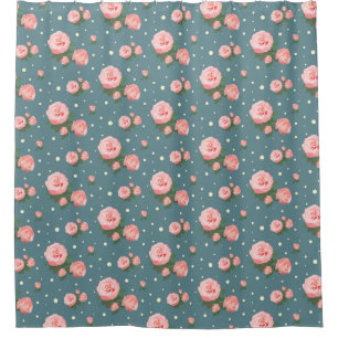 Para Box Cortina de chá de padrão floral