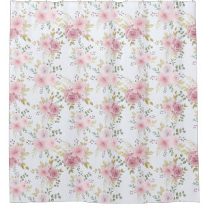 Para Box Cortina de chá de padrão floral