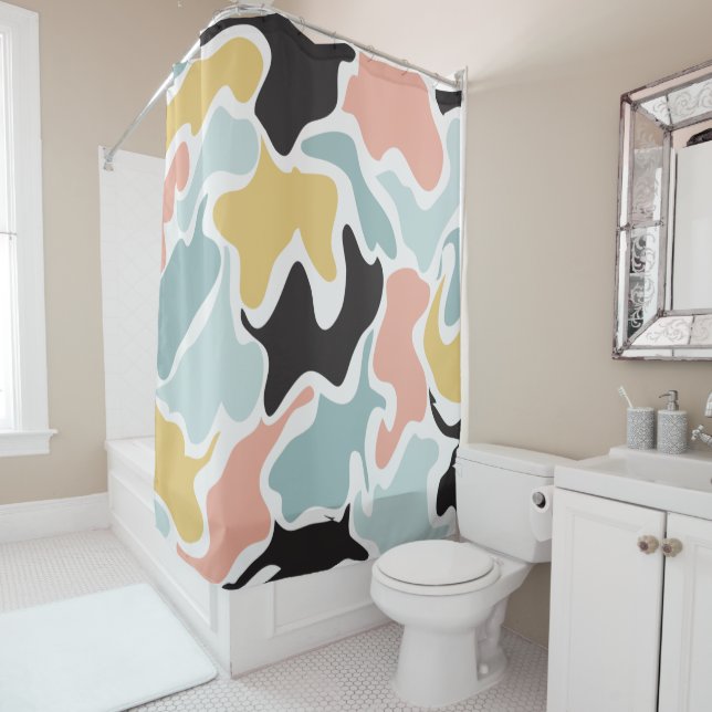 Para Box Cortina de Chá de Padrão Irregular (In Situ)