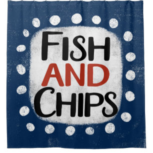 Para Box Cortina De Chá De Peixes E Chips