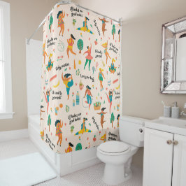 Para Box Cortina de Chá de Positividade Corporal