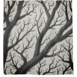 Para Box Cortina de Chá de Ramificação de Árvore