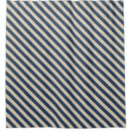 Para Box Cortina de Chá de Stripes Azul/Vanilla