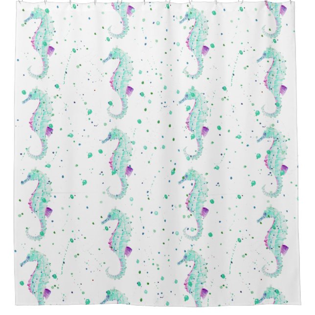 Para Box Cortina de Chá de Teal e Roxo (Frente)