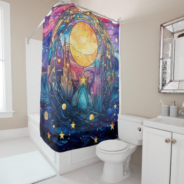 Para Box Cortina de Chá de Vidro Estreita Celestial (In Situ)