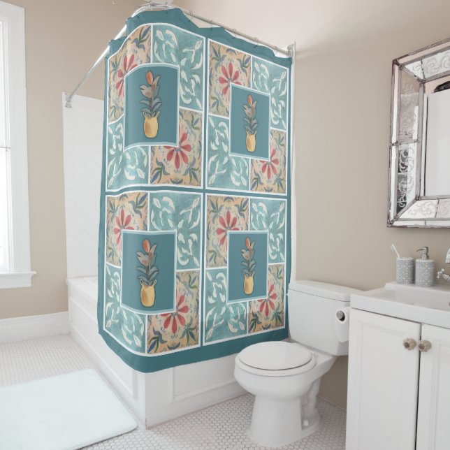 Para Box Cortina de Chá Decorativa Boho (Floral) (In Situ)