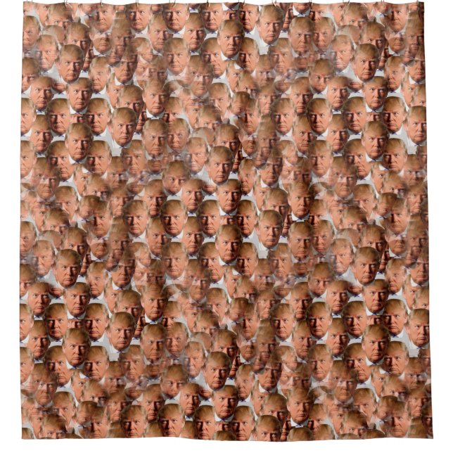 Para Box cortina de chá do banheiro do donald drumpf (Frente)