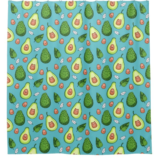 Para Box Cortina de Chá do padrão Avocado (Frente)