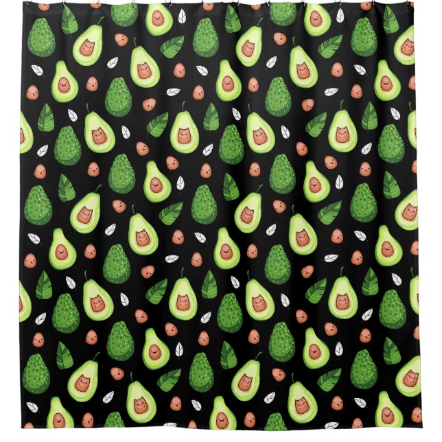 Para Box Cortina de Chá do padrão Avocado (Frente)