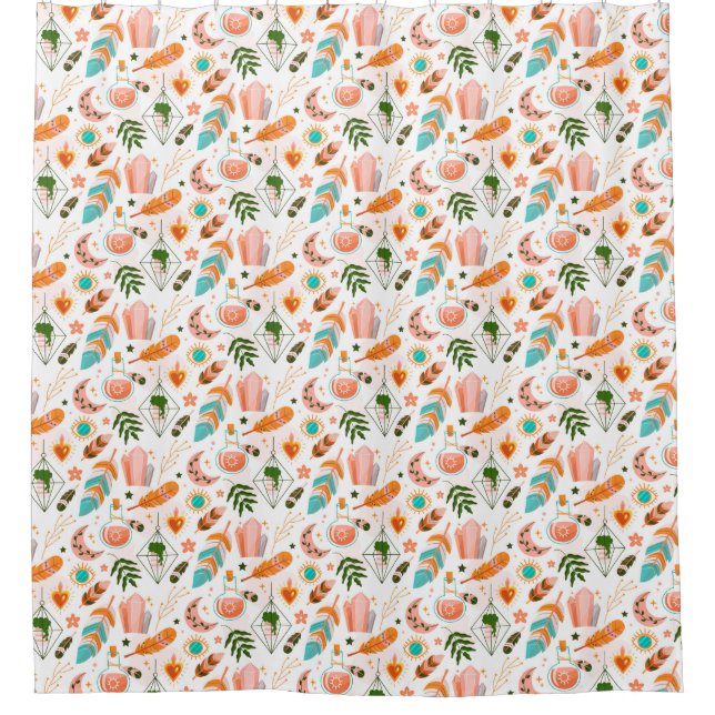 Para Box Cortina de chá do padrão Boho (Frente)