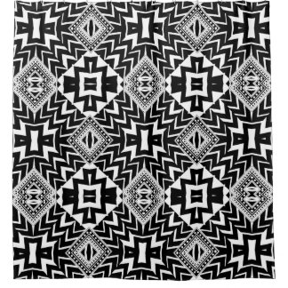 Para Box Cortina de Chá do Padrão Chevron Funky Tribal
