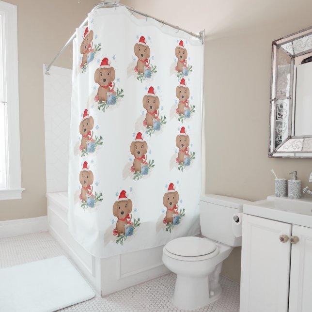 Para Box Cortina de Chá dos Puppies de Natal (In Situ)