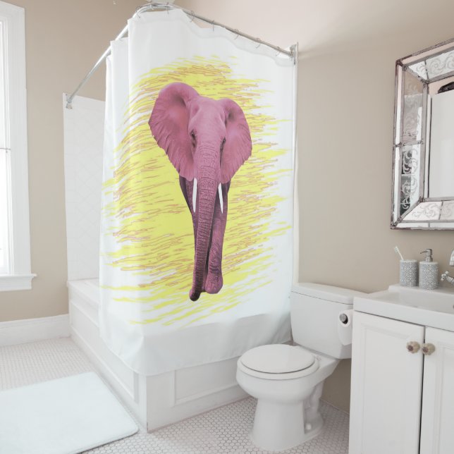 Para Box Cortina de Chá Elefante Rosa (In Situ)