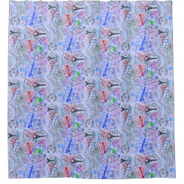 Para Box Cortina de Chá Europeu de Férias