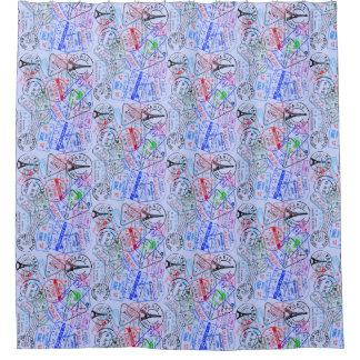 Para Box Cortina de Chá Europeu de Férias