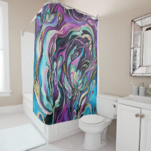 Cortina de chá floral