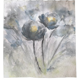 Para Box Cortina de Chá Floral abstrato