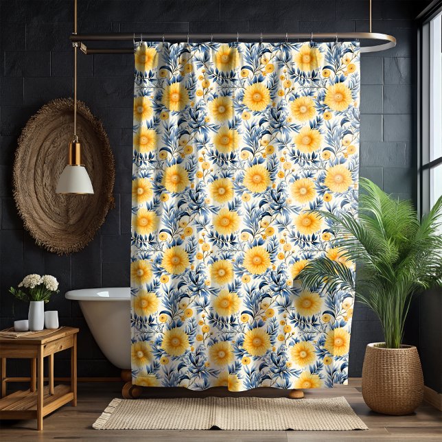 Para Box Cortina de Chá Floral Amarelo (Criador carregado)