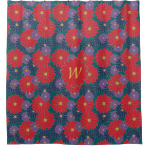 Para Box Cortina de chá floral da queda Splashy