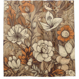 Para Box Cortina de Chá Floral de Tonelada Boêmia