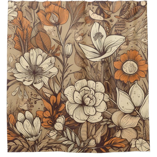 Para Box Cortina de Chá Floral de Tonelada Boêmia (Frente)