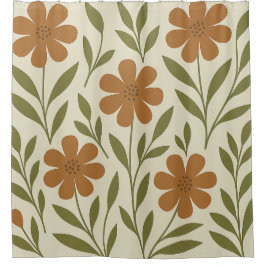 Para Box Cortina de Chá Floral Laranja