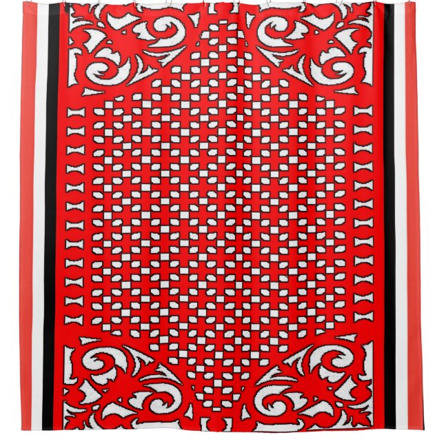 Para Box Cortina de Chá Floral Vibrante Rub-a-Dub (Frente)