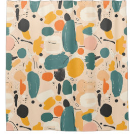 Para Box Cortina de Chá Fluid Abstrato Art