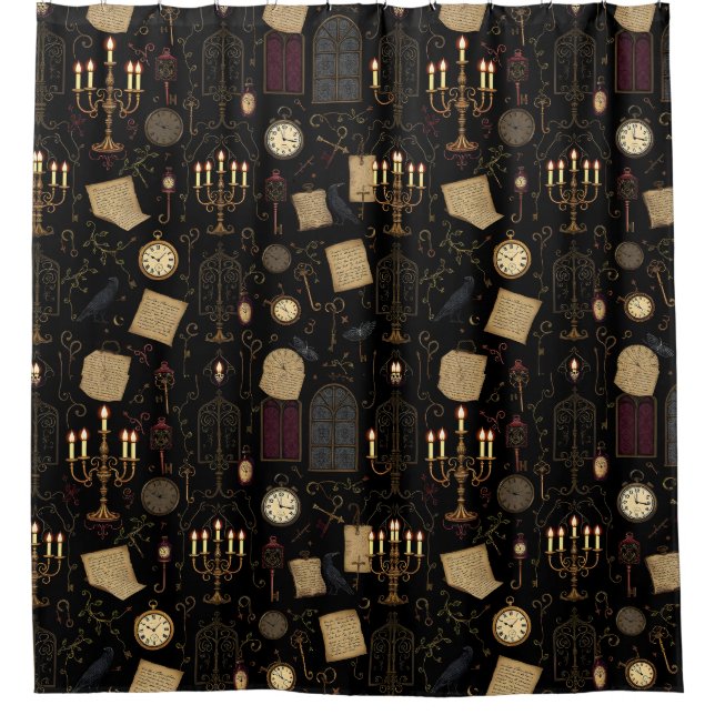 Para Box Cortina de Chá Gótico Botânica (Frente)