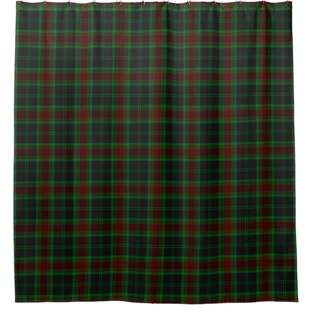 Para Box Cortina de chá irlandesa do Tartan de Carlow do (Frente)