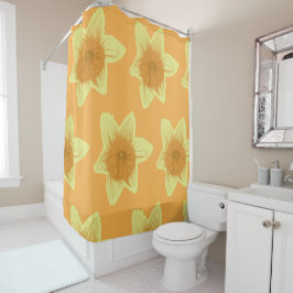 Para Box Cortina de Chá Laranja e Amarelo Daffodil