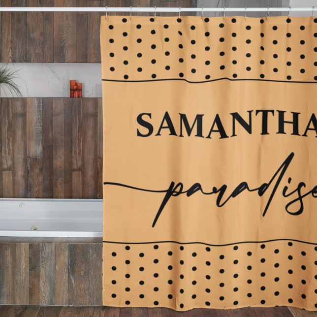 Para Box Cortina de Chá Laranja Personalizada (Criador carregado)