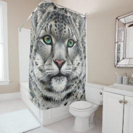 Para Box Cortina de Chá-Leopardo-da-Neve