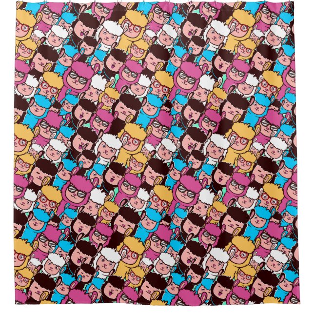 Para Box Cortina de Chá Llamas (Frente)