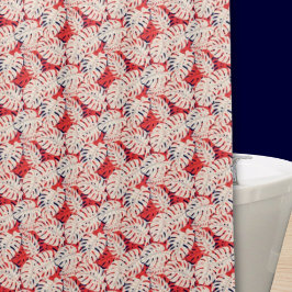 Para Box Cortina de Chá Padrão Monstera