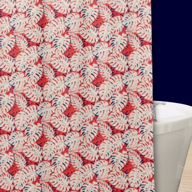 Para Box Cortina de Chá Padrão Monstera (Criador carregado)