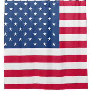 Para Box Cortina de Chá Patriótica de Bandeira Americana
