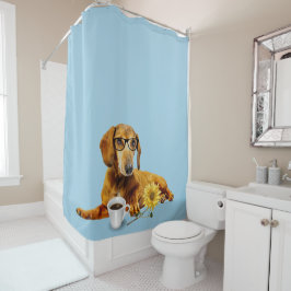 Para Box Cortina de Chá Red Dachshund