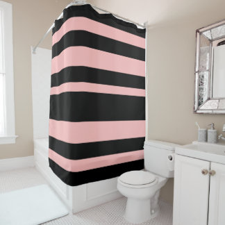 Para Box Cortina de Chá Rosa e Preto