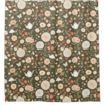 Cortina de Chá Russo - Cottagecore