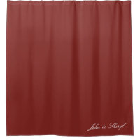 Cortina de Chá Sólido Vermelho Rich Burgundy
