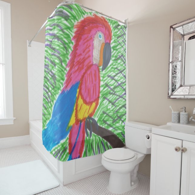 Para Box Cortina de Chá Tropical Paraíso Macaw (In Situ)